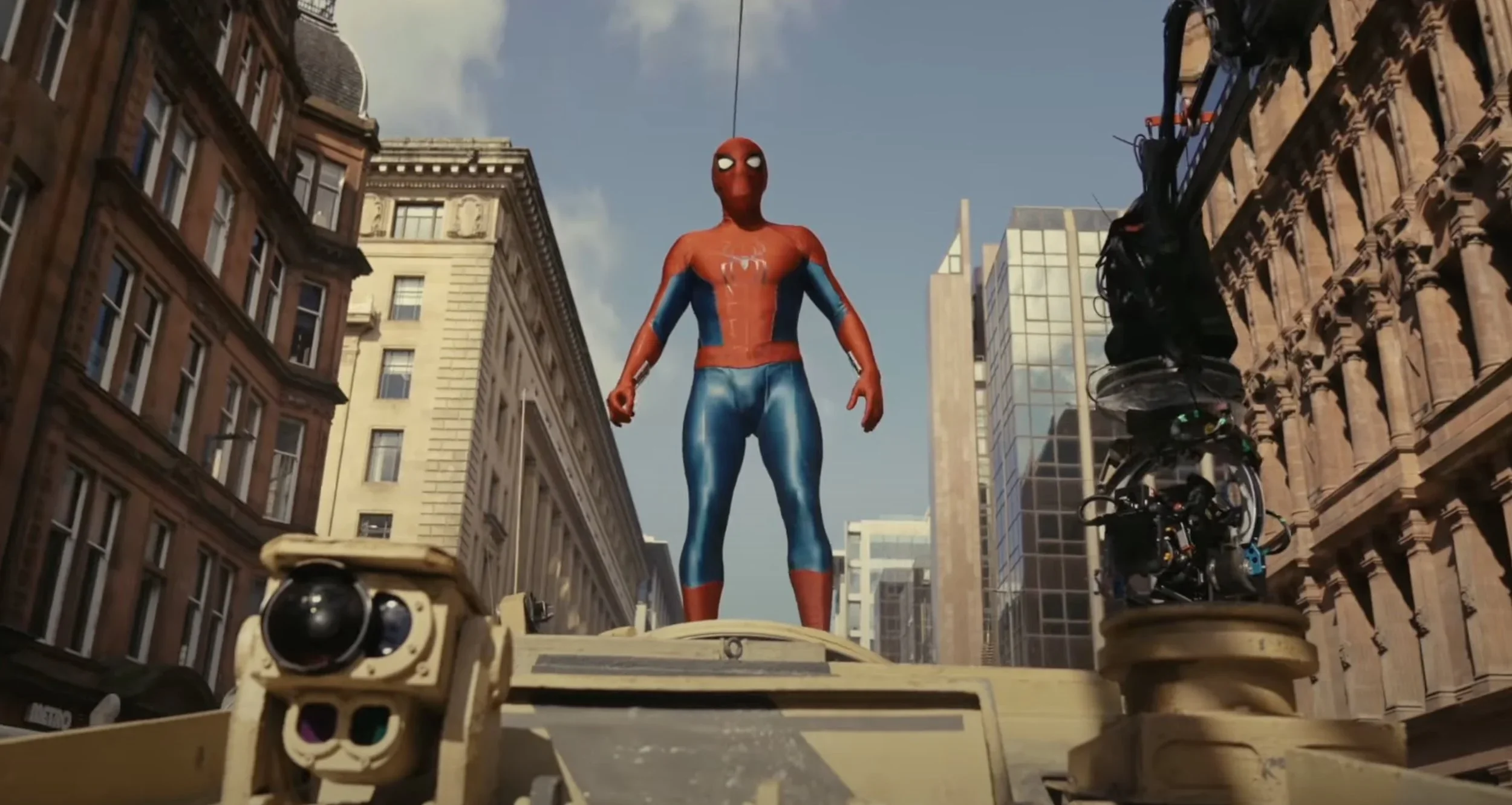 First look at the Van del Punisher in Spider-Man: brand new set photo